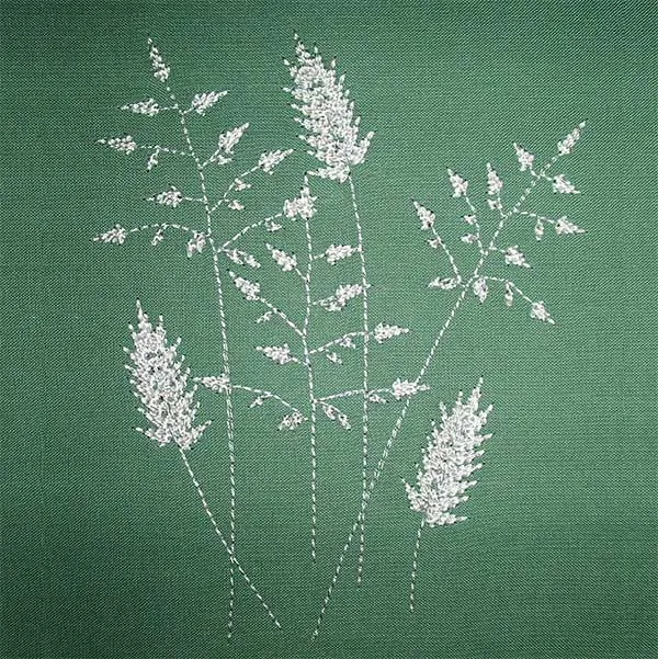 Fichier Broderie Impression d'herbe