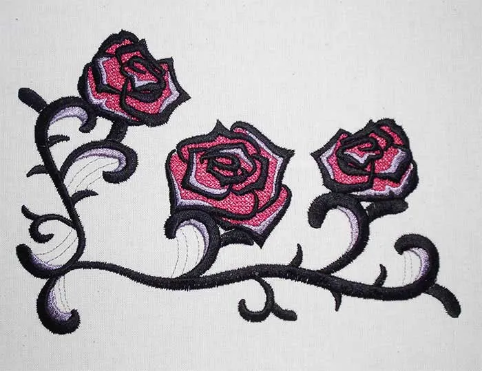 Fichier Broderie Trois Roses