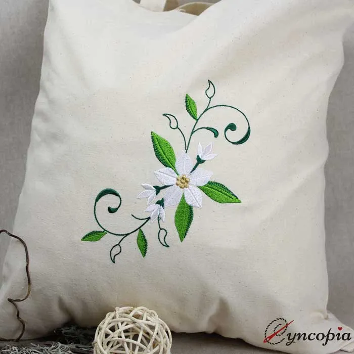 Embroidery Design Flower Ornament 3