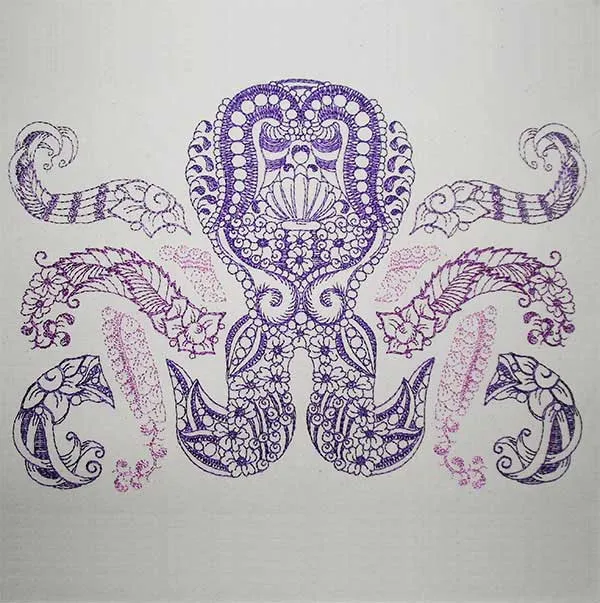 Stickdatei Octopus Zendoodle