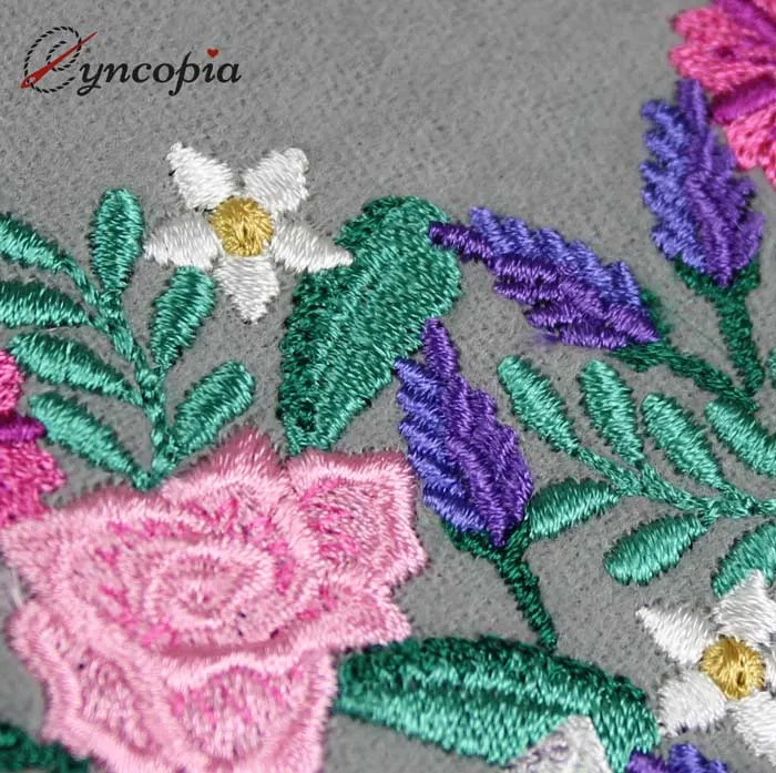 Embroidery Design Flower ornament Heart